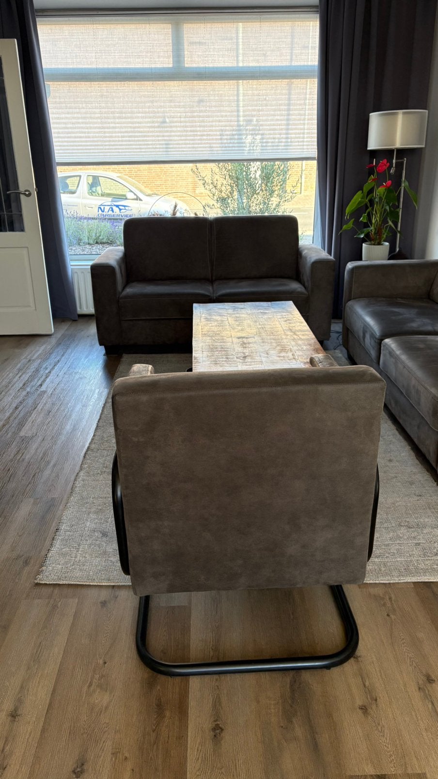 Set 3+2 banken een  stoel, Huis en Inrichting, Banken | Bankstellen, Ophalen, 150 tot 200 cm, Tweepersoons, 75 tot 100 cm