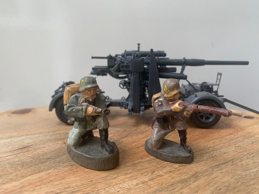 Durso en Bellum schutters Duitse wehrmacht, Ophalen of Verzenden, Landmacht, Duitsland, Miniatuur of Beeldje