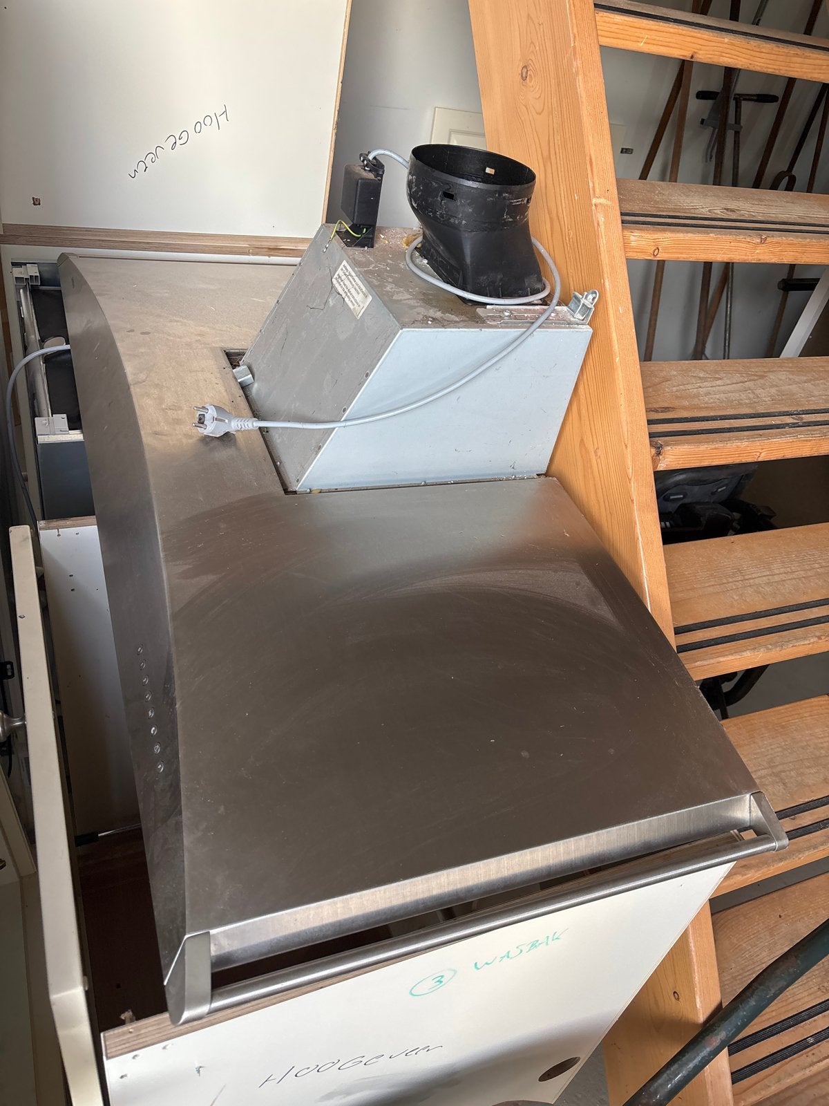 Gaggenau Afzuigkap - RVS - Gebruikt, Witgoed en Apparatuur, Afzuigkappen, Ophalen, Gebruikt, Wandschouwkap, 400 tot 600 m³ per uur