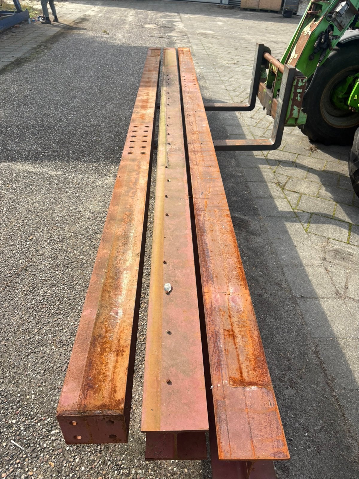 HEA 180 balk - 5.79 meter 3 stuks, Ophalen, Zo goed als nieuw, 250 cm of meer, Palen