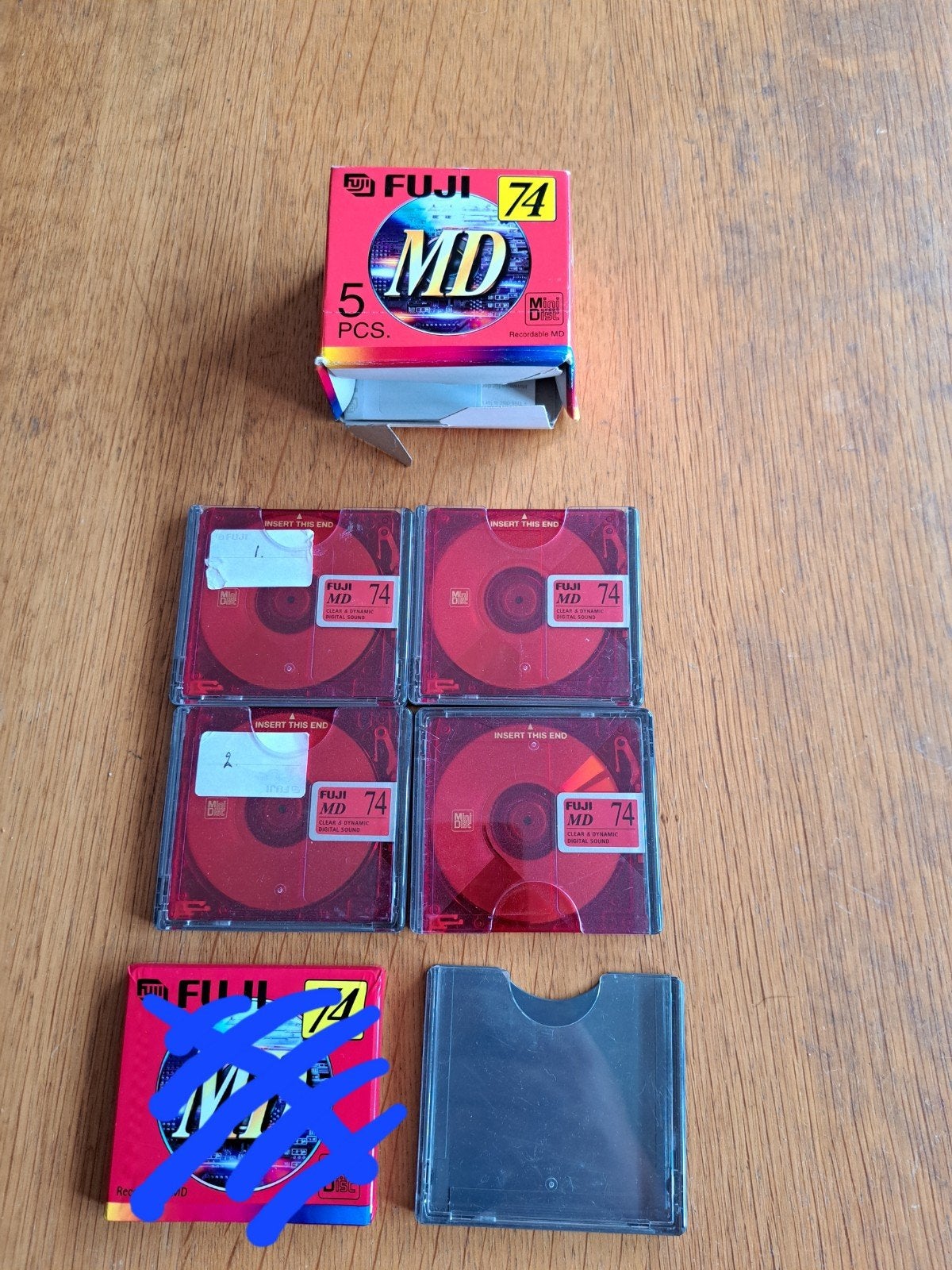4 Minidisc schijfjes, Ophalen of Verzenden