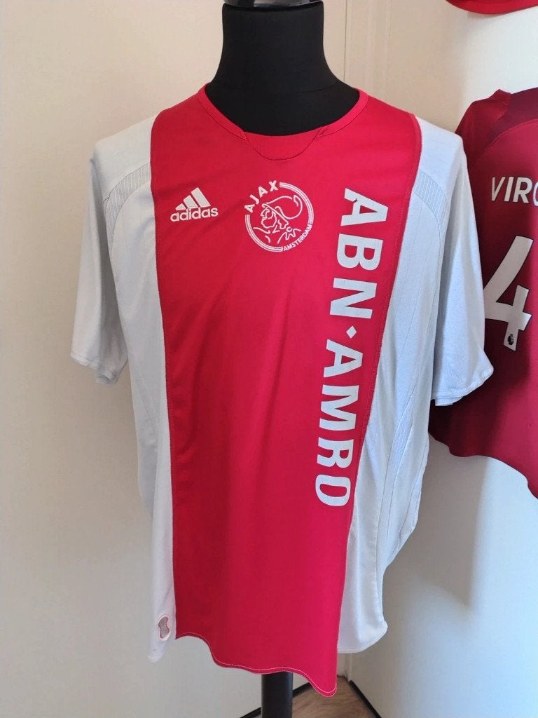 Ajax Thuis 06/07 - L - Voetbal Shirt, Sport en Fitness, Voetbal, Maat L, Ophalen of Verzenden, Gebruikt, Shirt