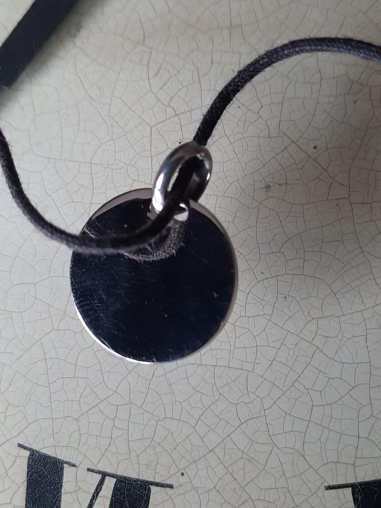 Ketting gemini hanger, Gebruikt, Ophalen of Verzenden, Zilver, Overige materialen