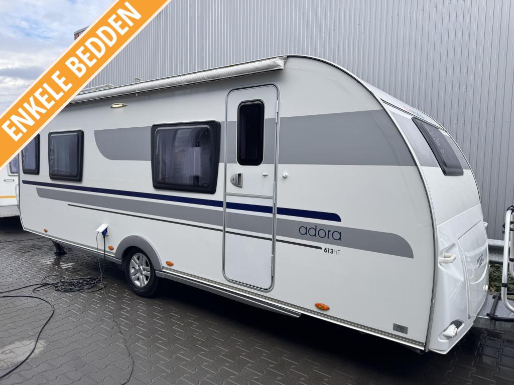 Adria Adora 613 HT / enkele bedden / mover / airco, Rondzit, Bedrijf, Schokbreker, Adria