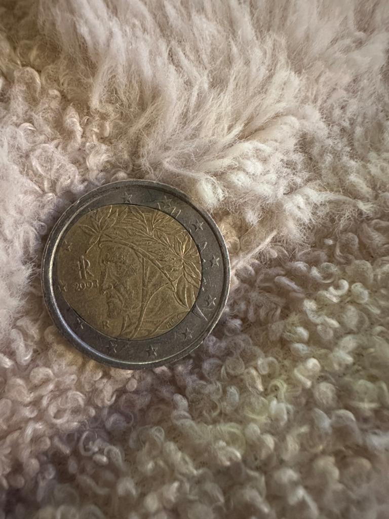 Misslag twee euromunt italie, Postzegels en Munten, Munten | Europa | Euromunten, Ophalen of Verzenden, Italië, 2 euro, Losse munt