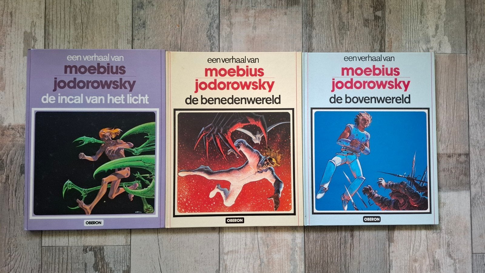 3x Moebius Incal, Meerdere stripboeken, Ophalen of Verzenden, Gelezen