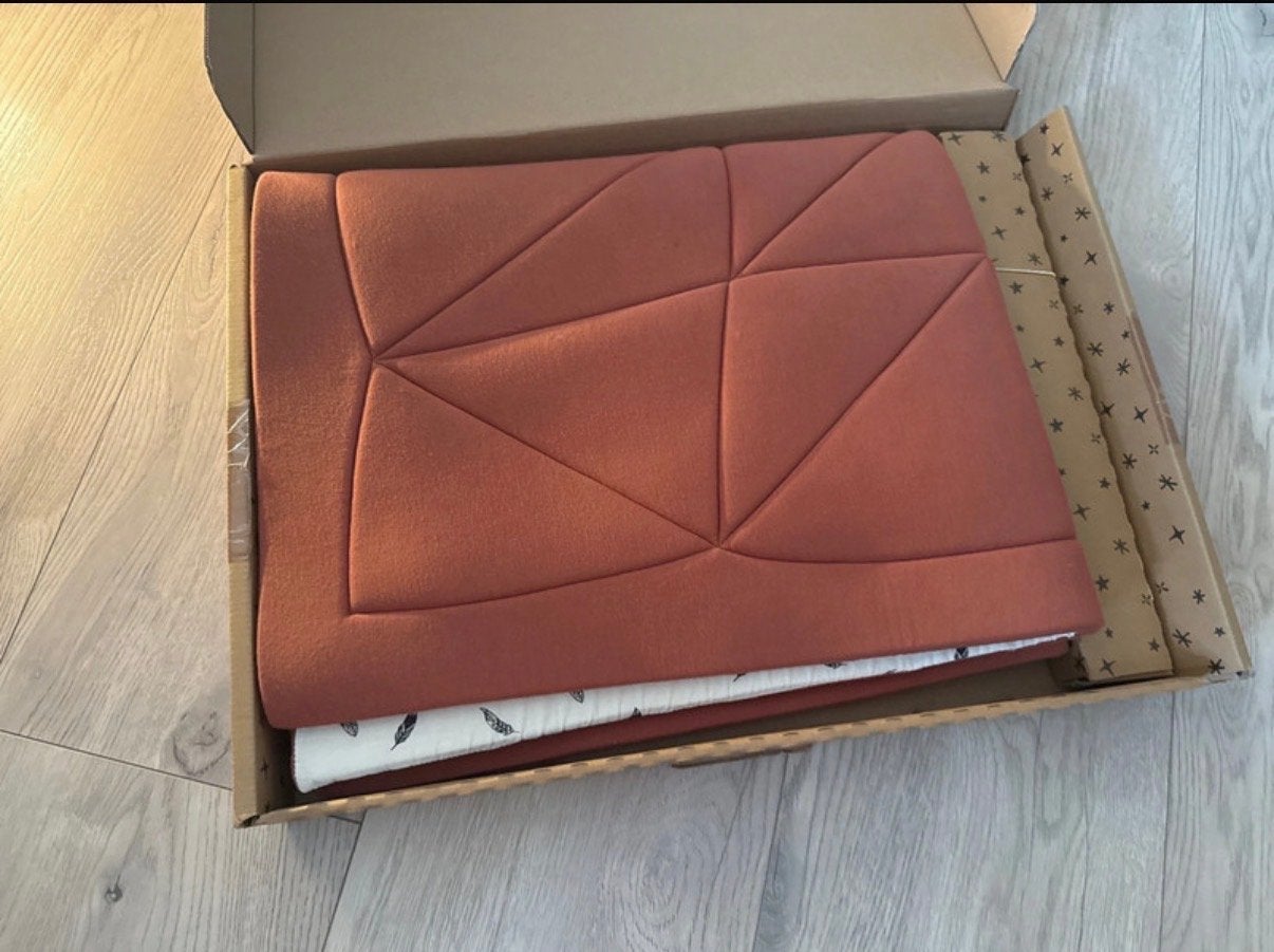 Boxkleed en babyhangmat in één - Hangloose Terra, Ophalen of Verzenden, Gebruikt, Rechthoekig, Boxkleed
