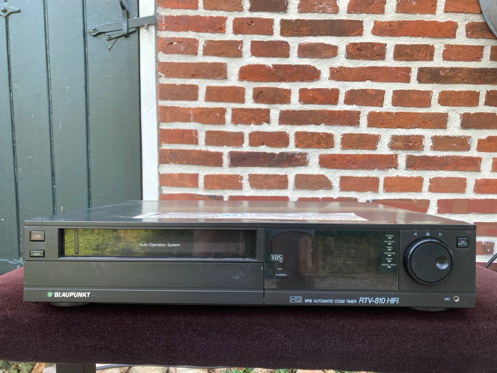 Blaupunkt RTV-810 HIFI VHS-speler - Auto Operation System, Audio, Tv en Foto, Videospelers, Ophalen, Gebruikt, VHS-speler of -recorder