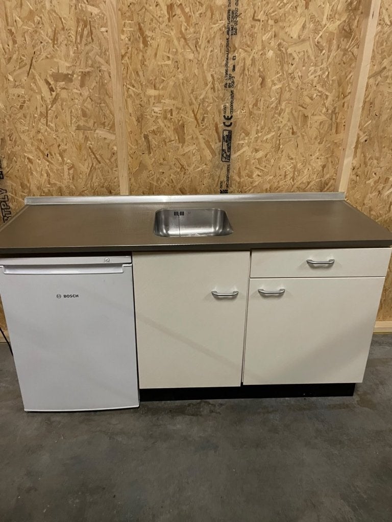 Keuken 170cm zonder bovenkasten, Ophalen, Gebruikt, 150 tot 200 cm, Minder dan 100 cm