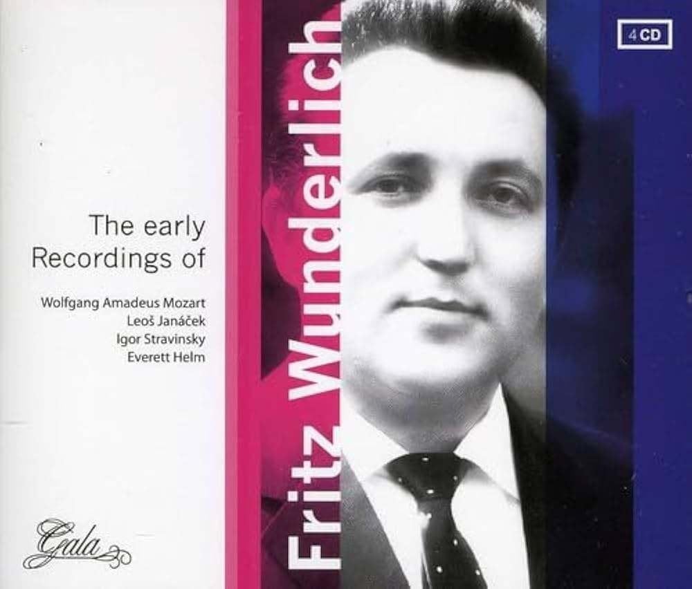 FRITZ WUNDERLICH Early recordings of.. 4 - CD BOX NIEUWSTAAT, Ophalen of Verzenden, Romantiek, Zo goed als nieuw, Overige typen