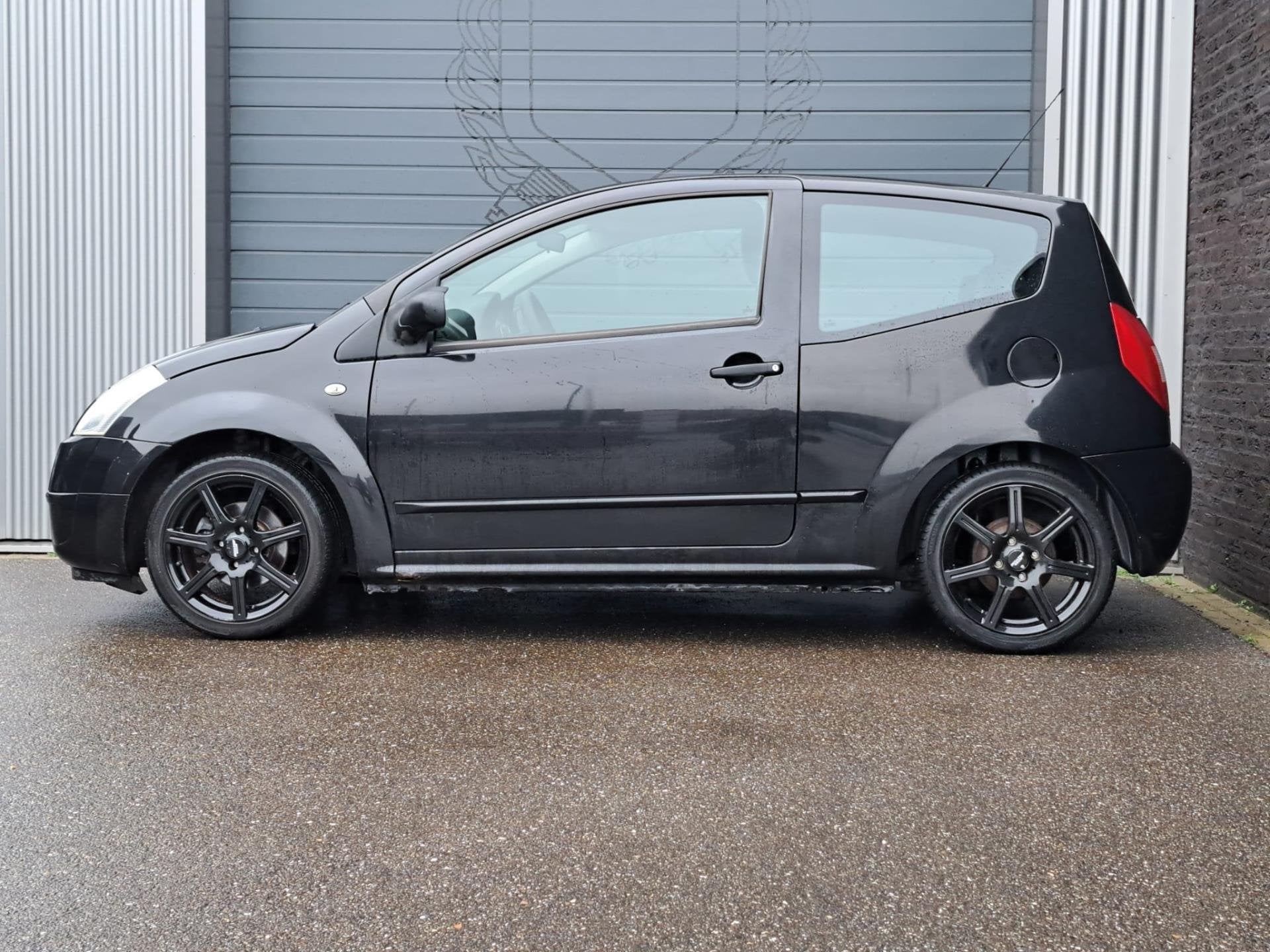 Citroen C2 1.4i Caractère Ecc|Cruise, Voorwielaandrijving, 4 cilinders, 965 kg, Zwart