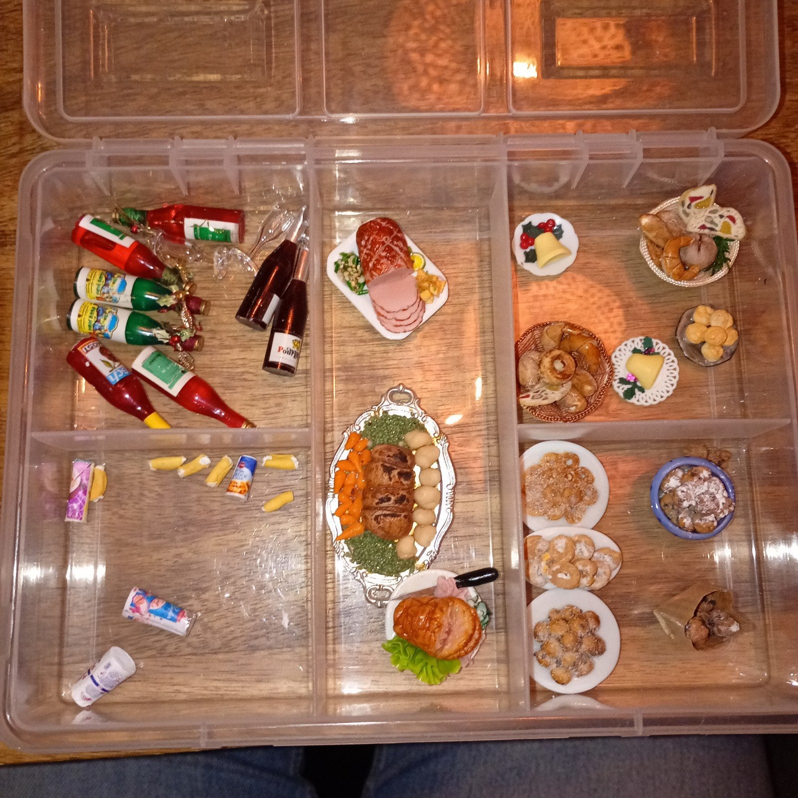 Poppenhuis kerst accessoires - Eten en drinken, Ophalen of Verzenden, Gebruikt, Decoratie