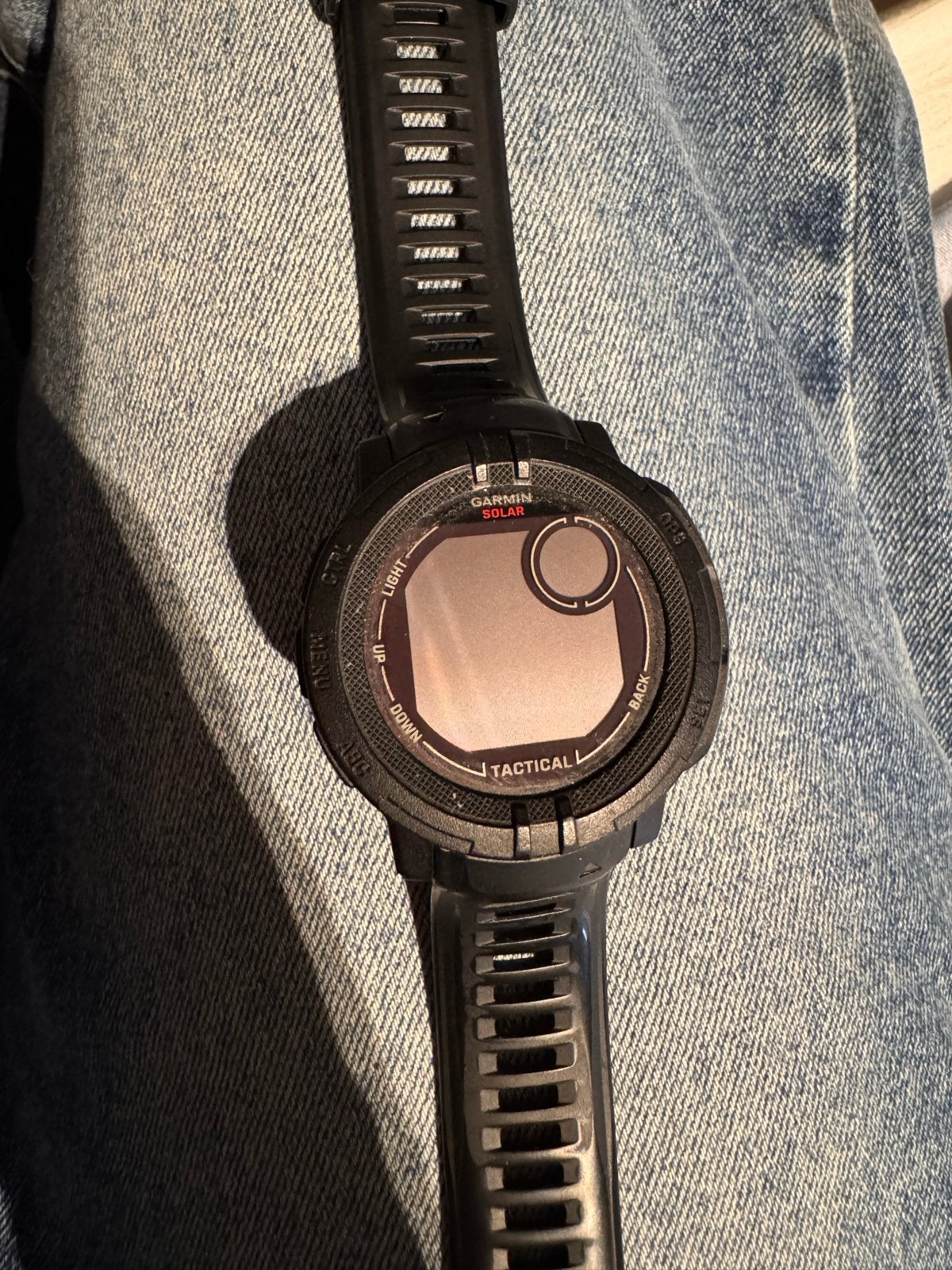 Garmin Instinct 2 Solar Tactical Smartwatch Zwart, Hartslag, Zwart, Ophalen of Verzenden, Zo goed als nieuw