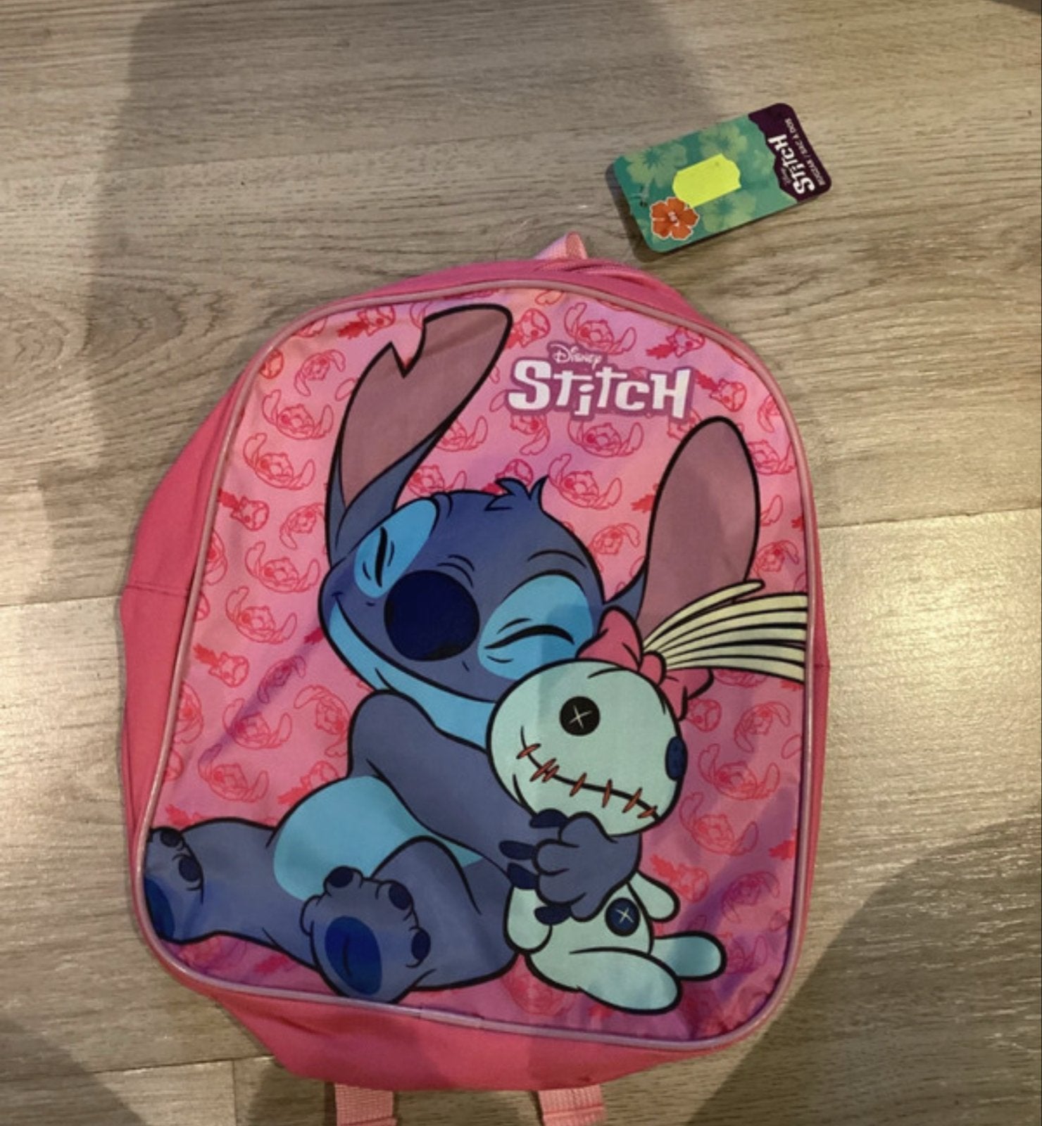 Roze Disney Stitch Rugzak - Zo goed als nieuw, Rugtas, Ophalen of Verzenden, Zo goed als nieuw, Roze