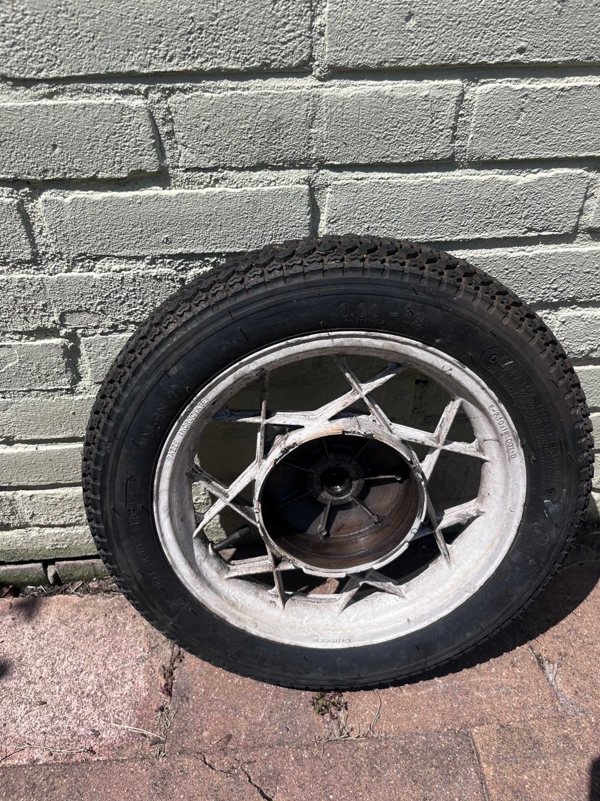 🟥 Wit Achterwiel voor Gilera Citta 🟥, Ophalen of Verzenden, Gebruikt, Overige typen, Gilera