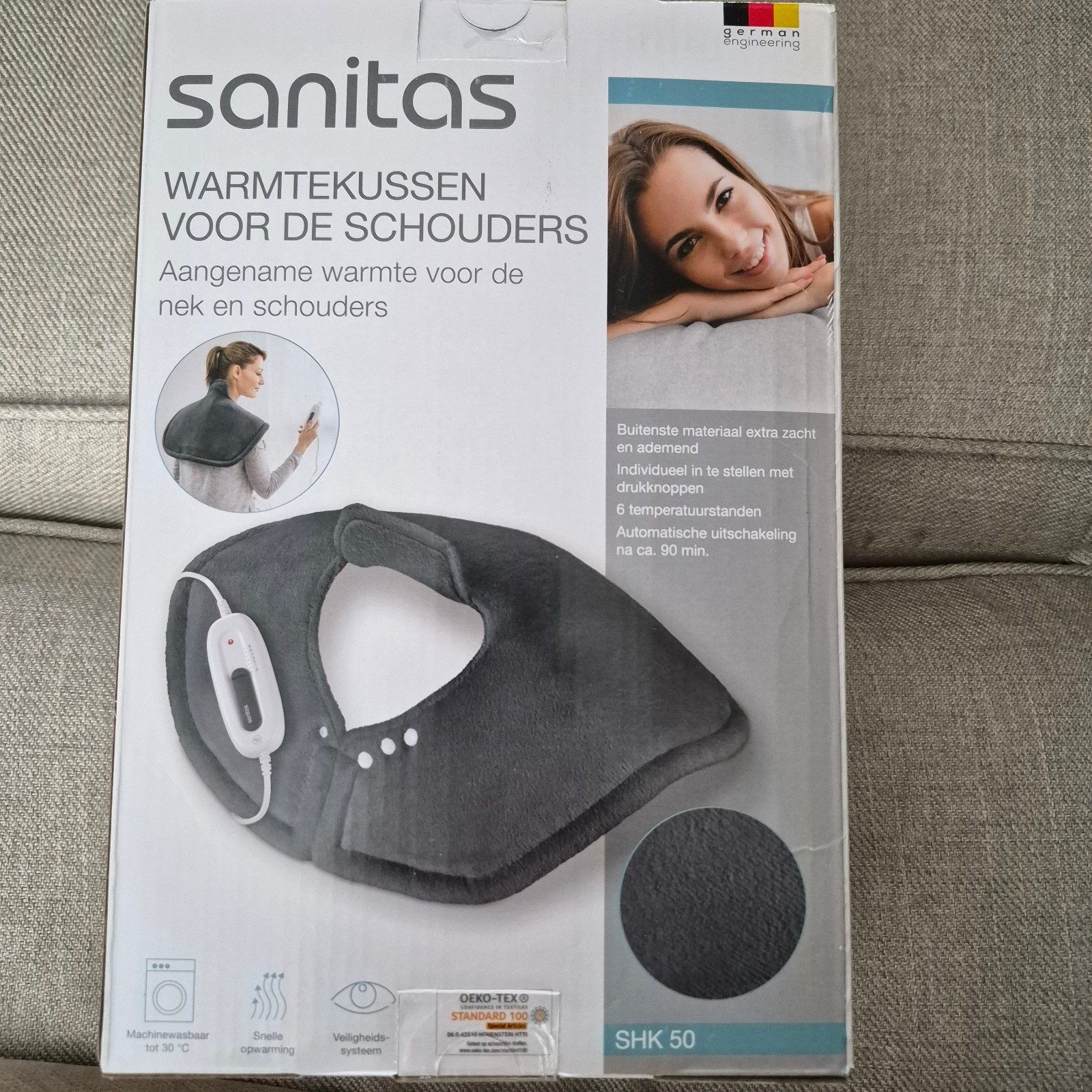 NIEUW in doos: Sanitas SHK 50 Warmtekussen (Nek & Schouders), Ophalen of Verzenden, Nieuw, Overige typen
