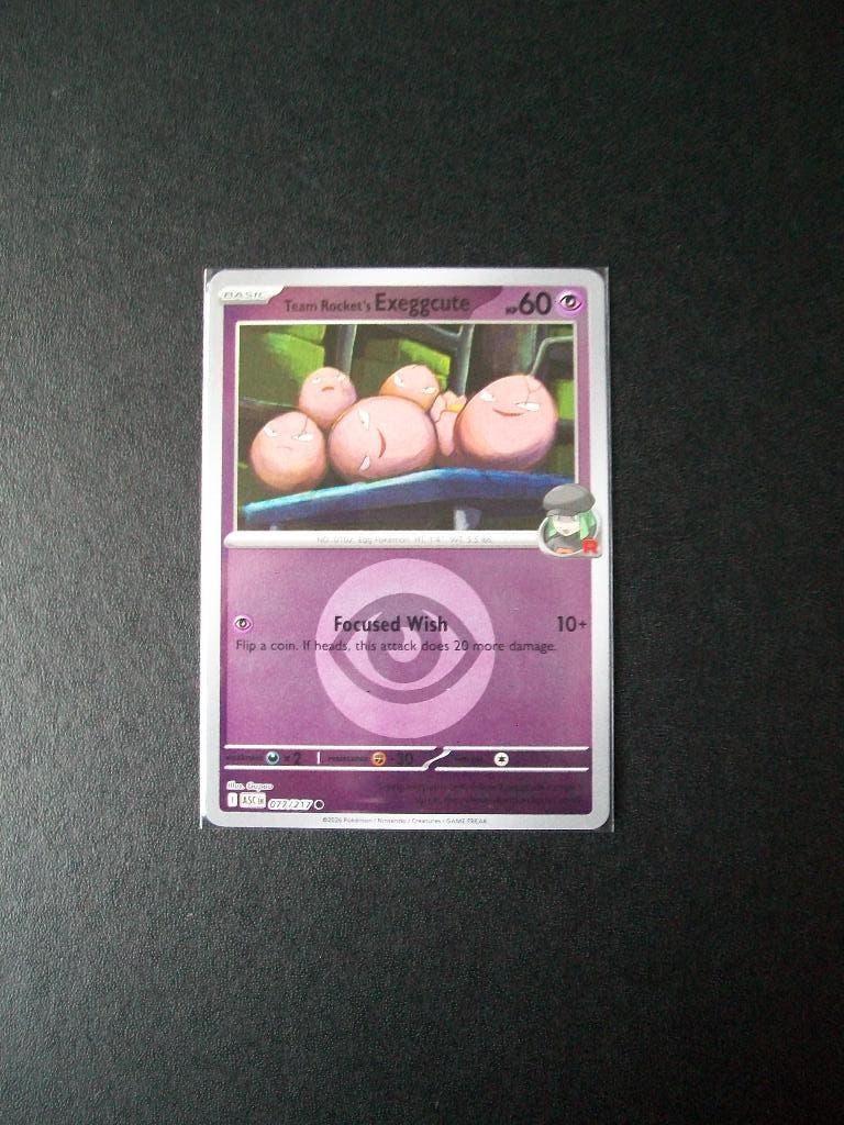 2235. Nieuwe Pokemon Kaart holofoil Team Rocket's EXEGGUTE, Verzenden, Nieuw, Losse kaart, Foil