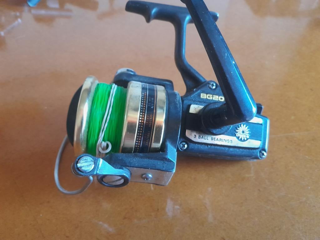 Daiwa BG 20 Old Skool Molen - Vintage Vismolen, Watersport en Boten, Ophalen of Verzenden, Gebruikt, Molen