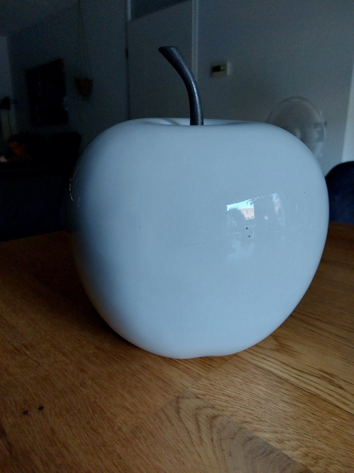 Decoratieve Witte Appel - Modern Design, Kunststof, Ophalen of Verzenden, Zo goed als nieuw, Modern