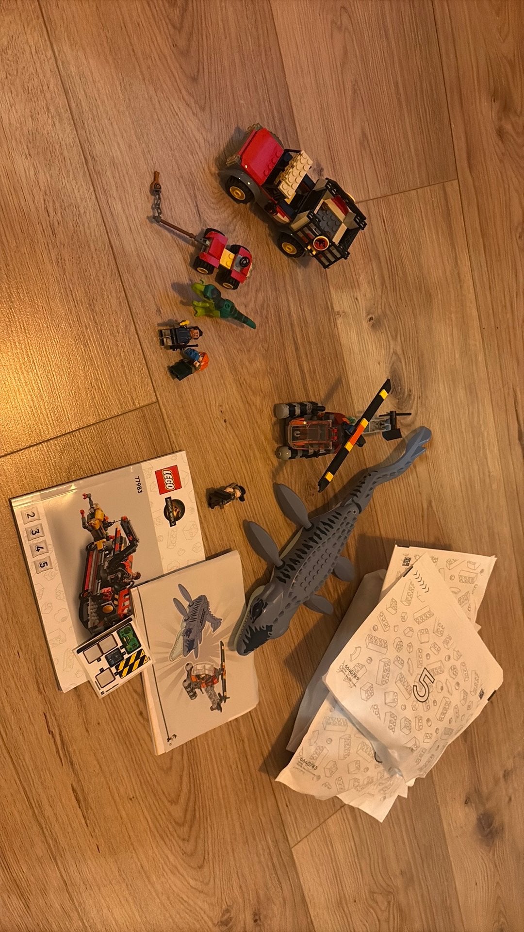 Lego jurassic world, Ophalen of Verzenden, Zo goed als nieuw