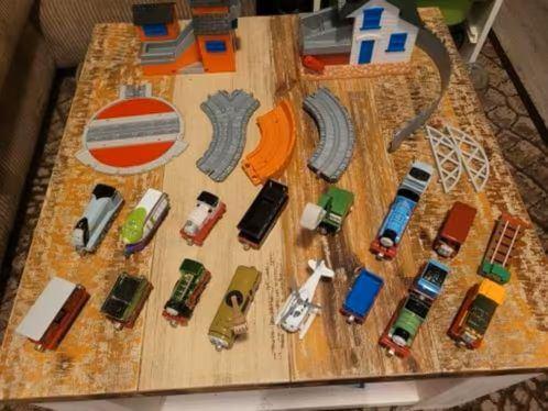 Grote set Thomas de Trein spoorbaan en treinen, Ophalen of Verzenden, Gebruikt