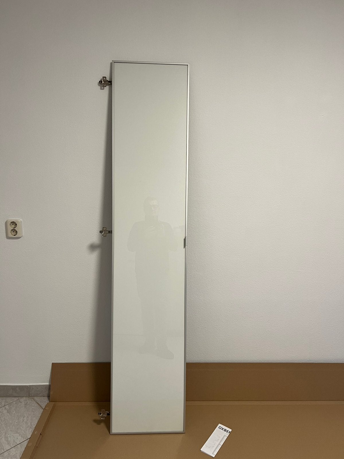 Deur vitrinedeur of kastdeur glas, Ophalen, Zo goed als nieuw, Binnendeur, Minder dan 200 cm