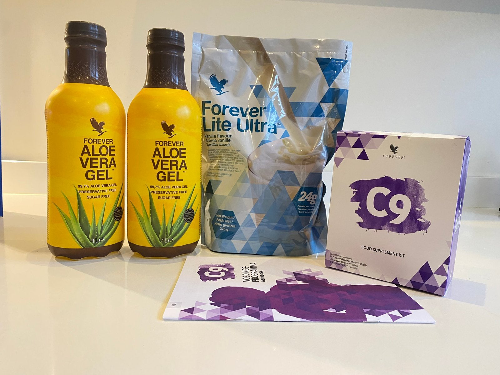 C9 detox aloe vera gel vanille shake nieuw, Verzenden, Nieuw, Poeder of Drank