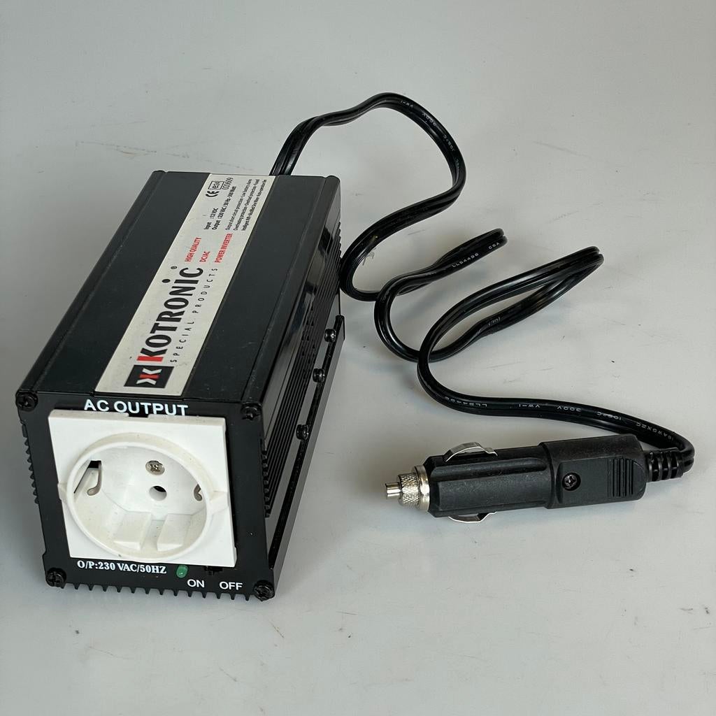 Omvormer 12v naar 220v Kotronic DC/AC converter, Ophalen, Zo goed als nieuw