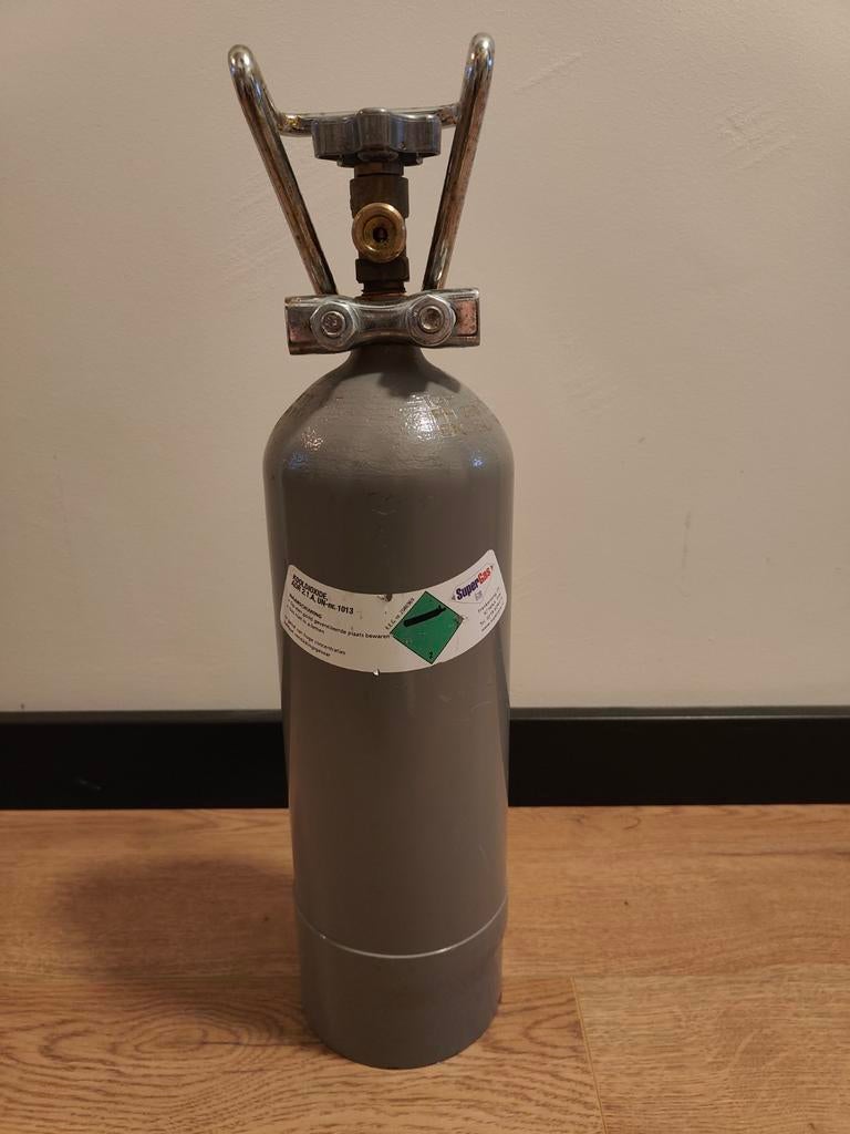 CO2 fles 2kg (leeg), Dieren en Toebehoren, Ophalen of Verzenden, Gebruikt