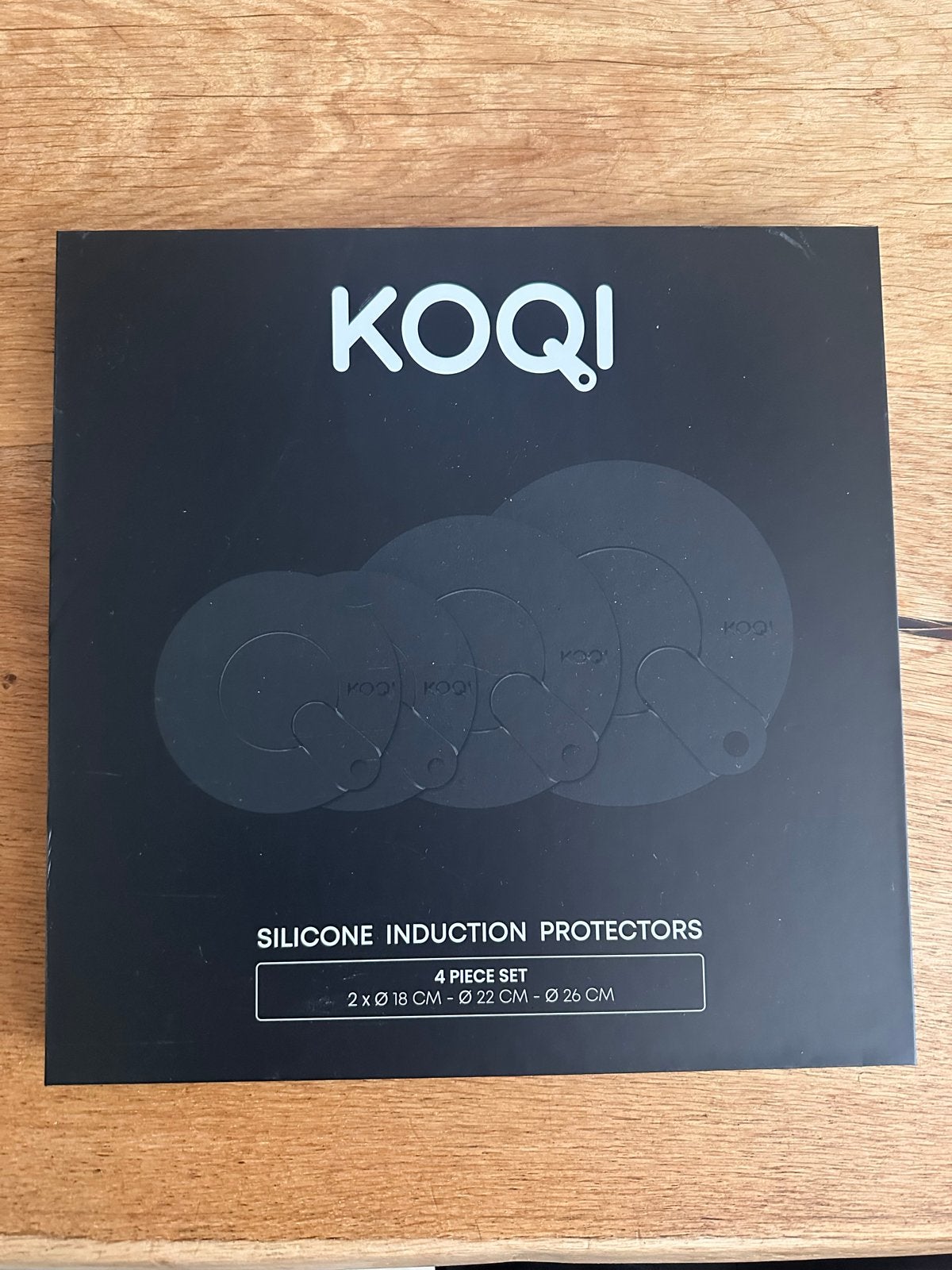 KOQI Siliconen Inductie Beschermers - 4-delige set, Overige typen, Nieuw, Ophalen of Verzenden, Zwart
