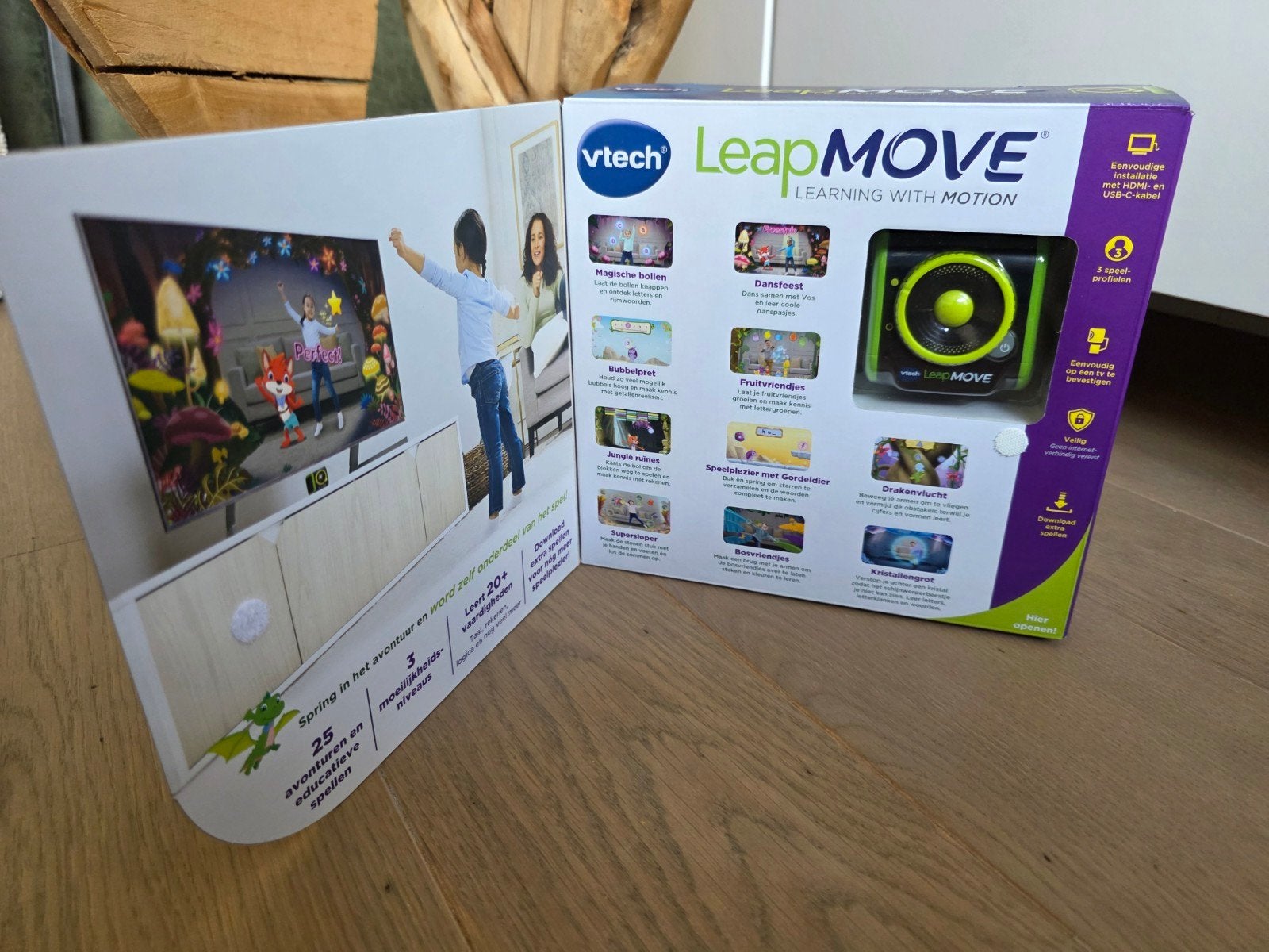 Vtech LeapMOVE: Educatieve Plug & Play TV Gameconsole, Overige merken, Ophalen of Verzenden, Zo goed als nieuw, Overige typen