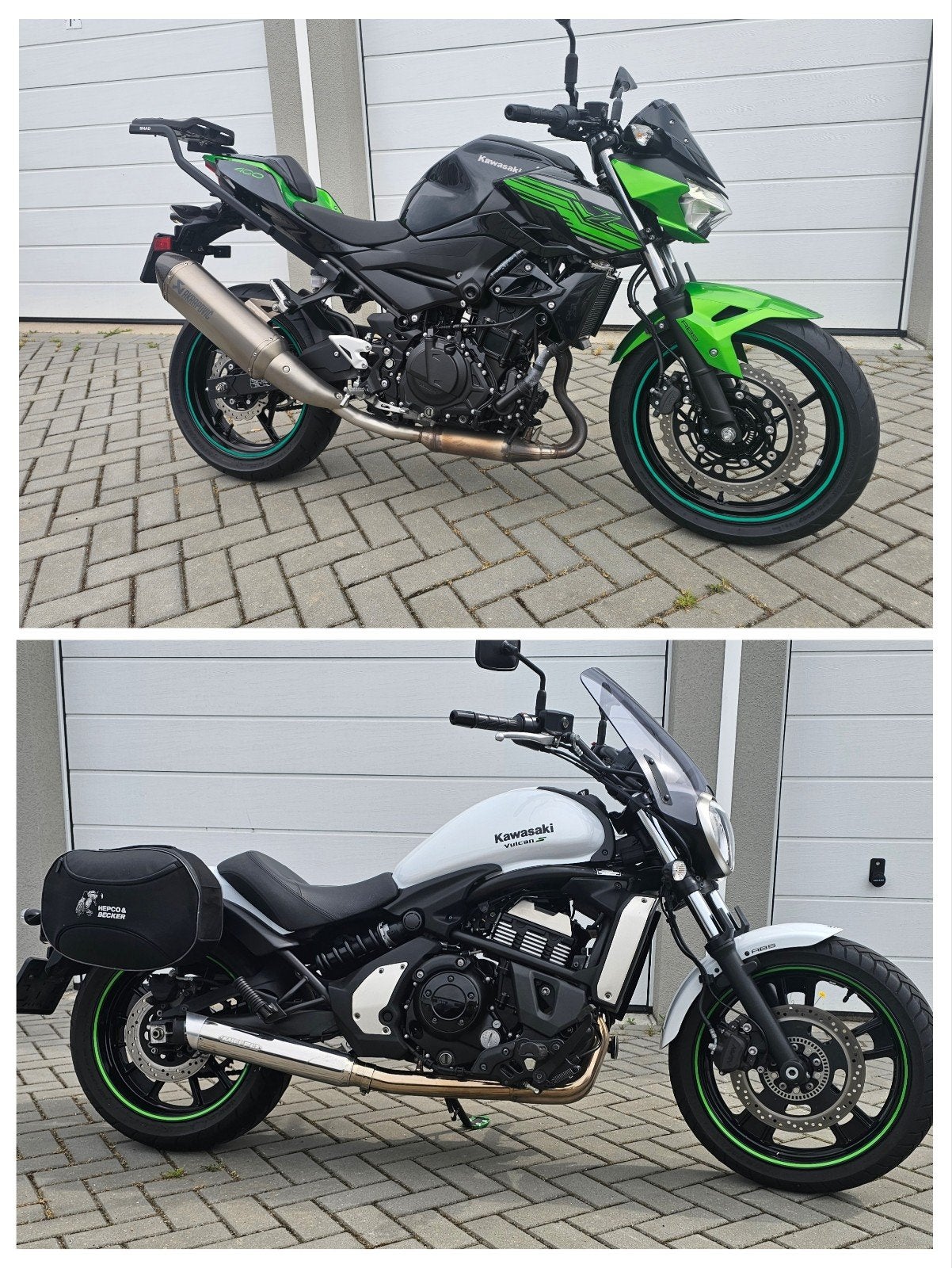 Kawasaki Vulcan 650 S en Z400 zeer weinig KM, Motoren, Motoren | Kawasaki, 2 cilinders, Occasion, Kawasaki, Bedrijf