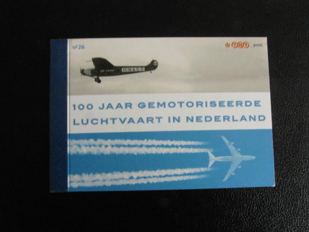 PR26 Prestigeboekje Luchtvaart in Nederland 2009 Postfris, Ophalen of Verzenden, Na 1940, Postfris