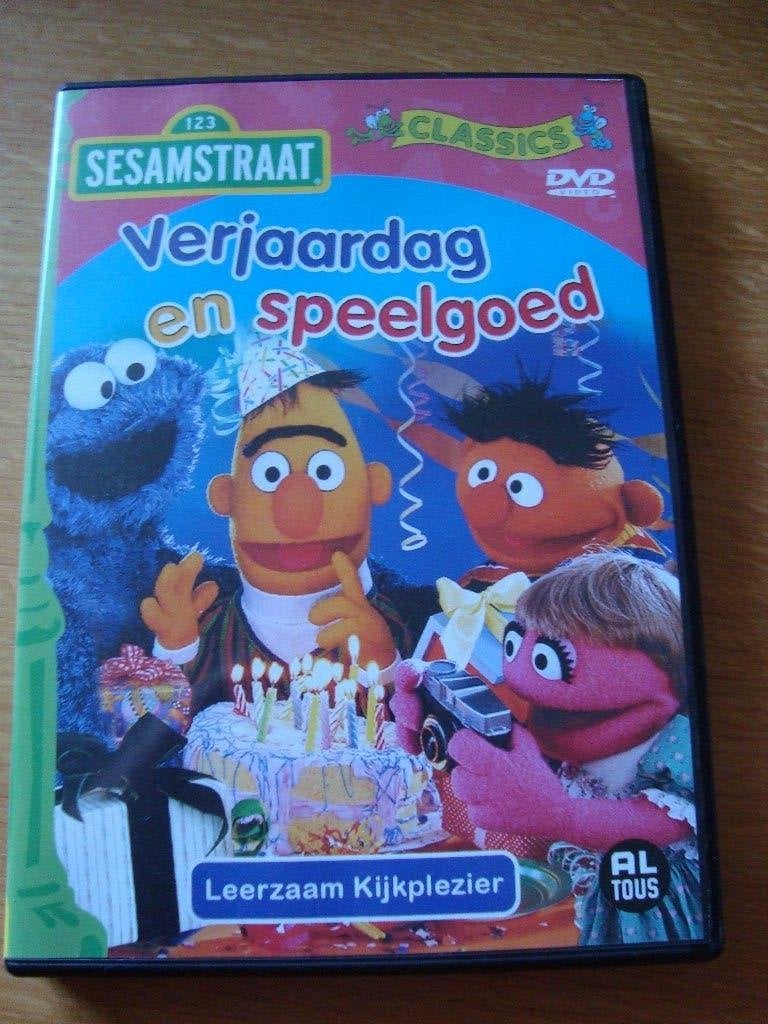 Sesamstraat verjaardag en speelgoed leerzaam kijkplezier, Alle leeftijden, Ophalen of Verzenden, Zo goed als nieuw, Educatief