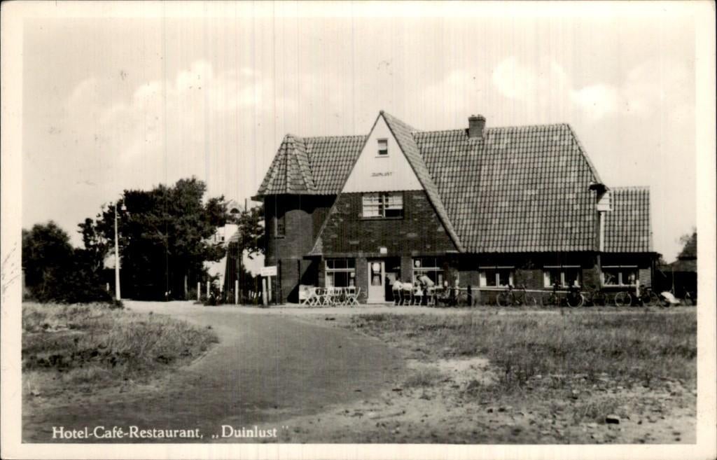 Koudekerke - Hotel Duinlust - Voorgevel, Ophalen of Verzenden, 1940 tot 1960, Gelopen, Zeeland
