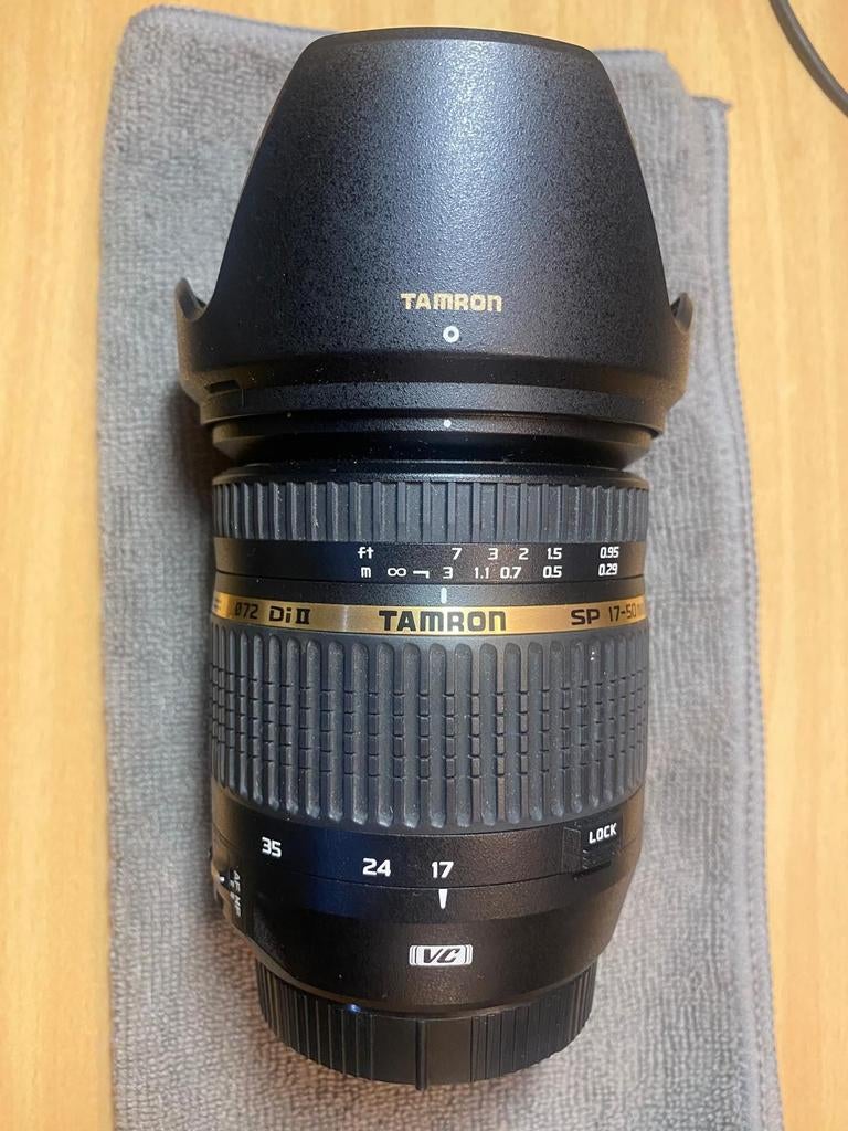 Tamron SP 17-50mm f/2.8 Canon + UV filter – lichtsterke zoom, Audio, Tv en Foto, Fotografie | Lenzen en Objectieven, Ophalen, Zo goed als nieuw