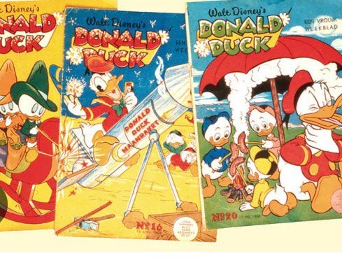 4 dozen oude Donald Duckies, Boeken, Meerdere comics, Ophalen, Gelezen, Europa
