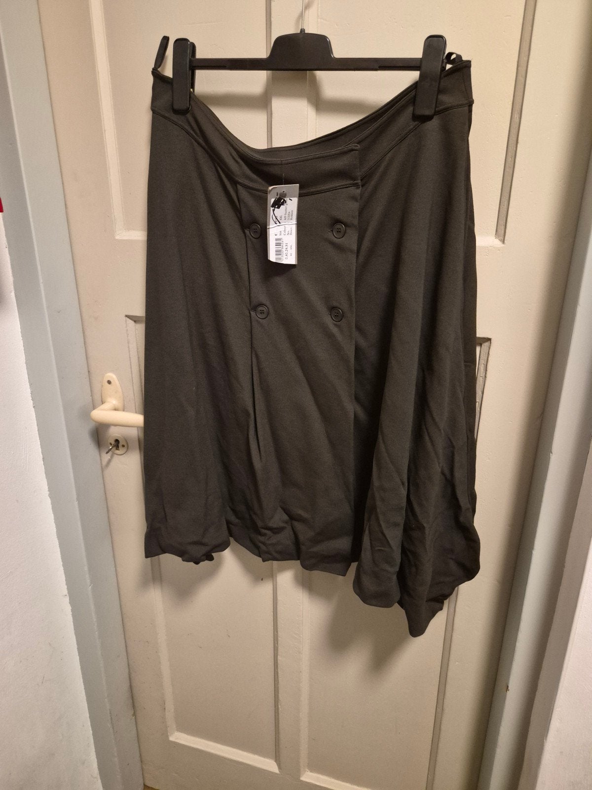 Donkergroene rok met knopen - Maat xxl, Kleding | Dames, Cora kemperman, Maat 46/48 (XL) of groter, Nieuw, Ophalen of Verzenden