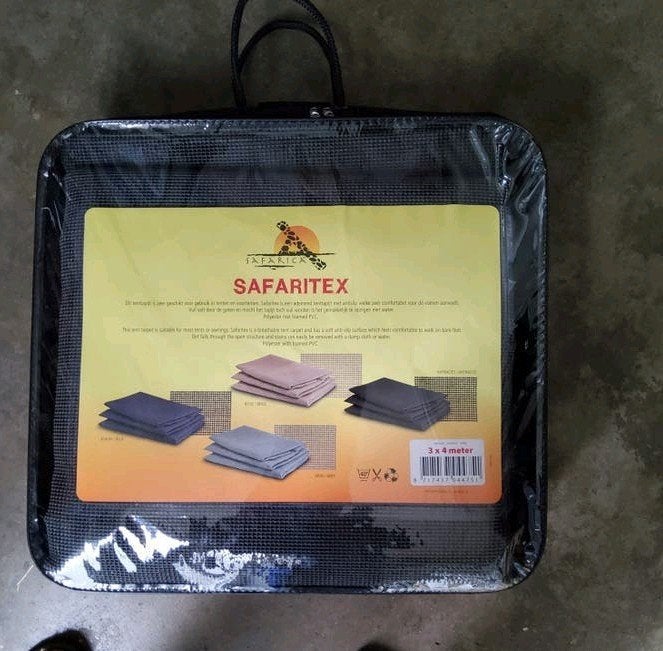 Safaritex Ademend Voortenttapijt 3x4 meter, Ophalen of Verzenden, Zo goed als nieuw