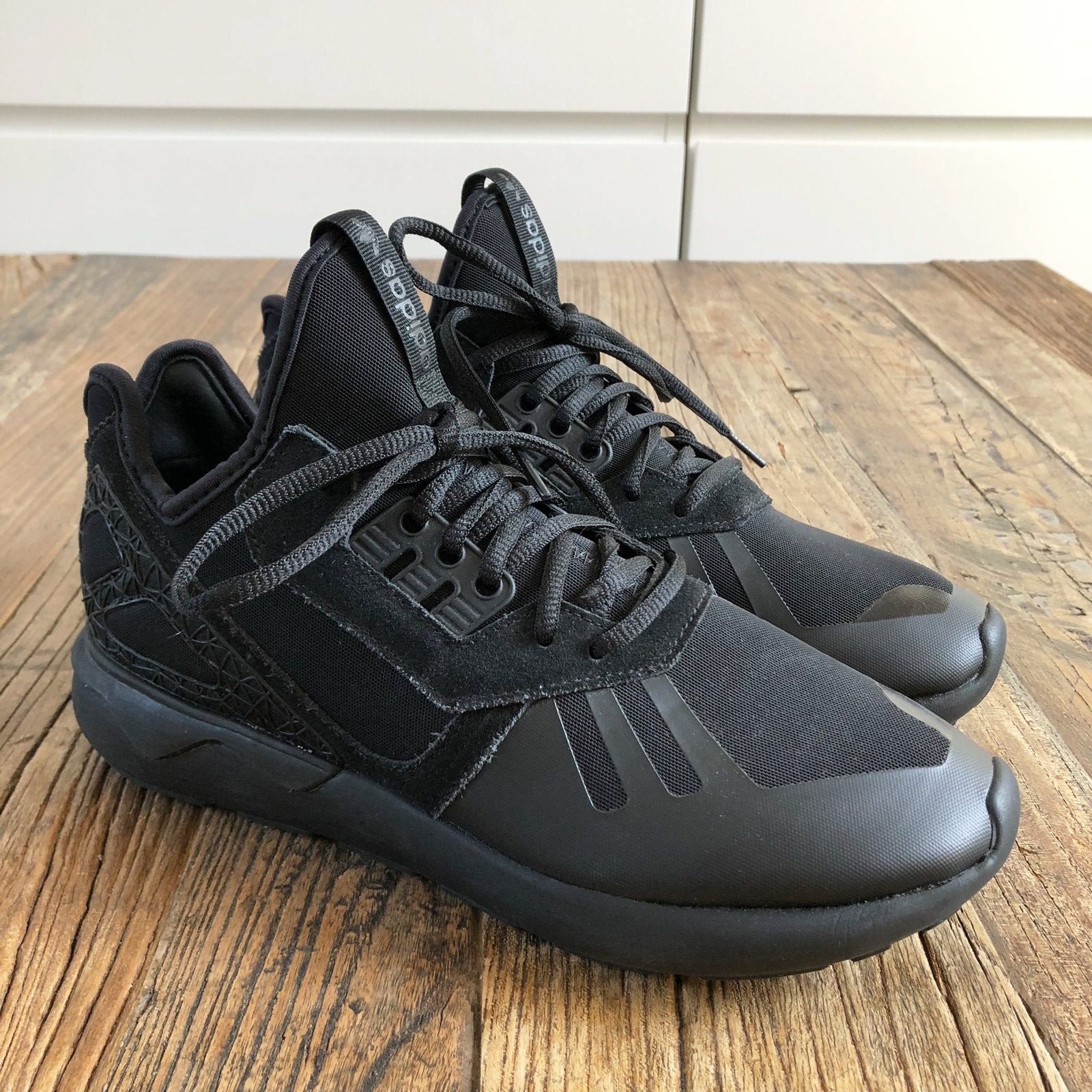 Adidas Tubular Runner sneakers zwart maat 40, Ophalen of Verzenden, Zo goed als nieuw, Zwart, Sneakers of Gympen