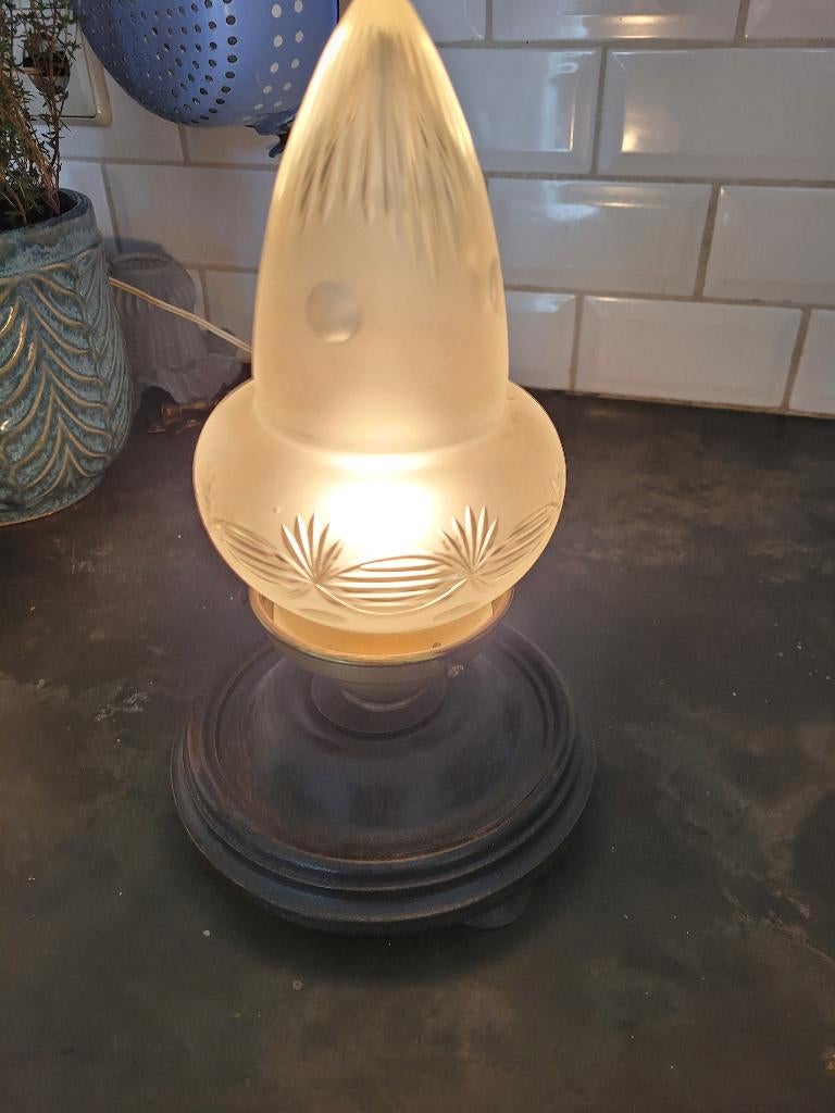 Zeer oud tafellampje, bureau lampje, Heikant 21 Kaatsheuvel, Belle Vieille Brocante, Ophalen of Verzenden, Zo goed als nieuw