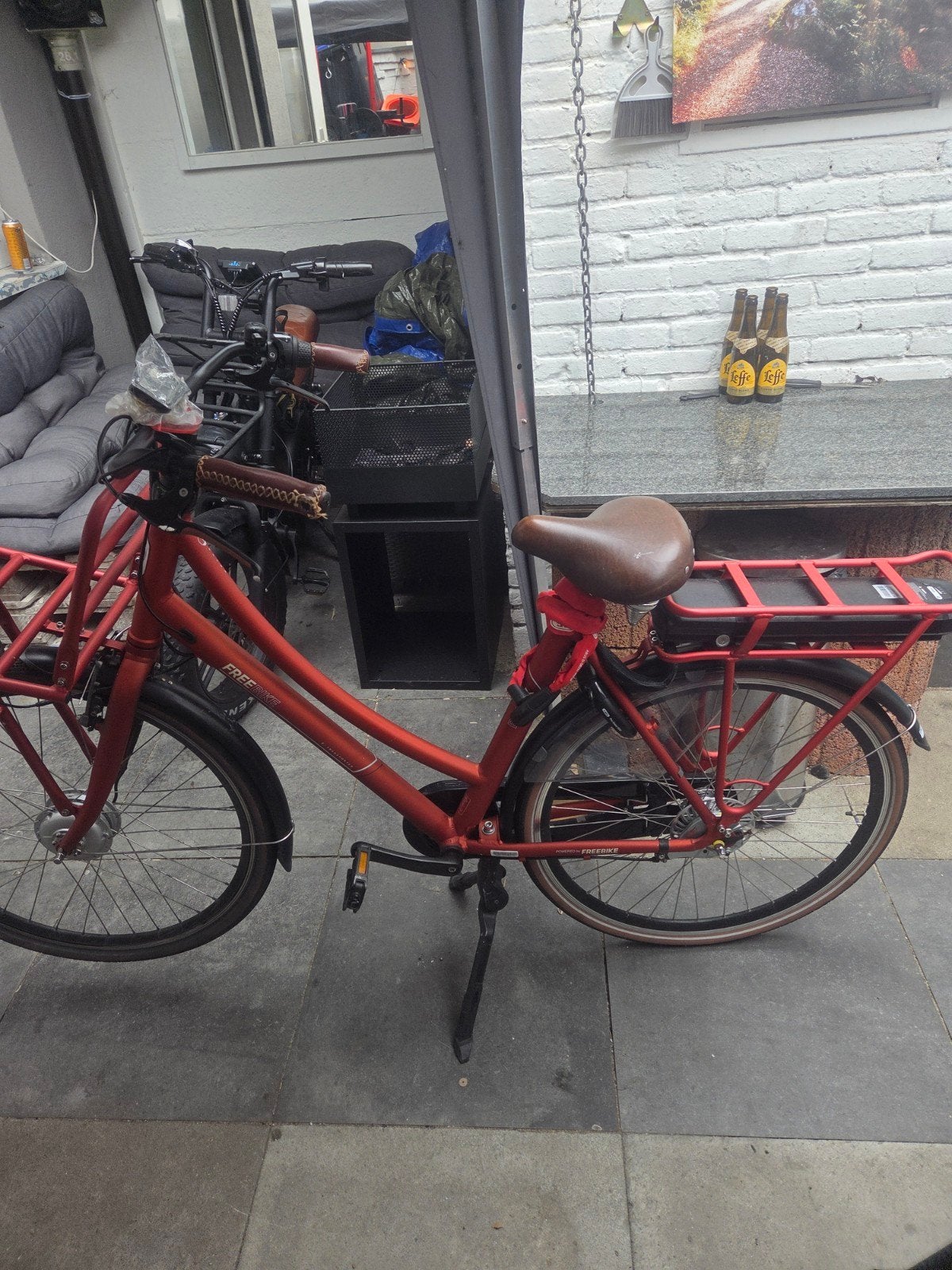 Elektrische fiets freebike, Ophalen