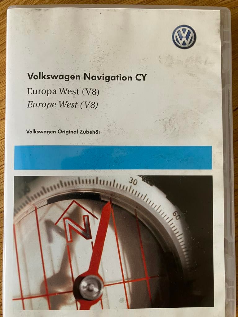 VW navigatie West Europa (V8), Auto diversen, Ophalen of Verzenden