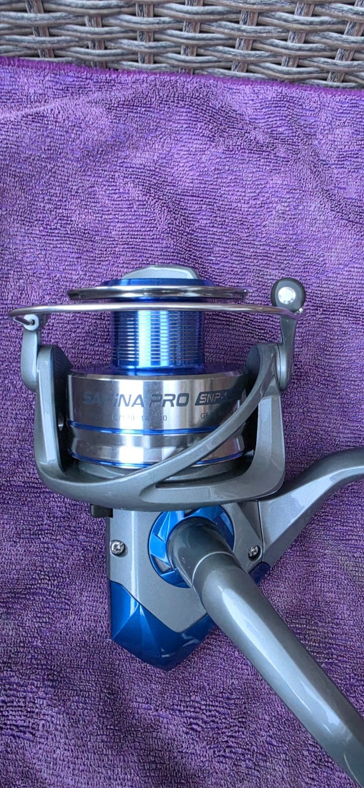 Okuma Safina Pro Vismolen - Zo goed als nieuw, Watersport en Boten, Ophalen of Verzenden, Nieuw, Molen