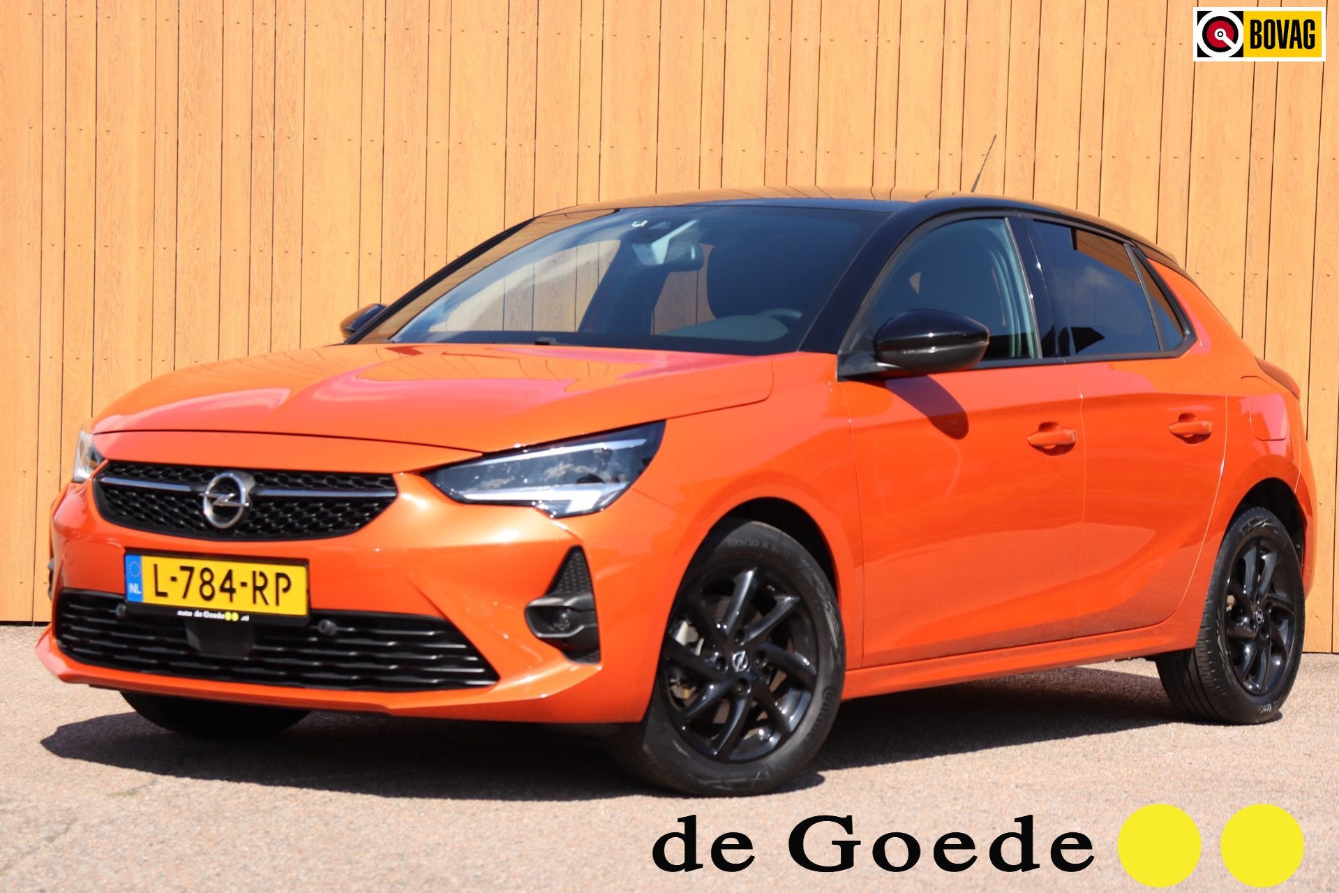 Opel Corsa 1.2 GS Line orgNL camera pdc carplay, Auto's, Voorwielaandrijving, 101 pk, Gebruikt, Leder en Stof