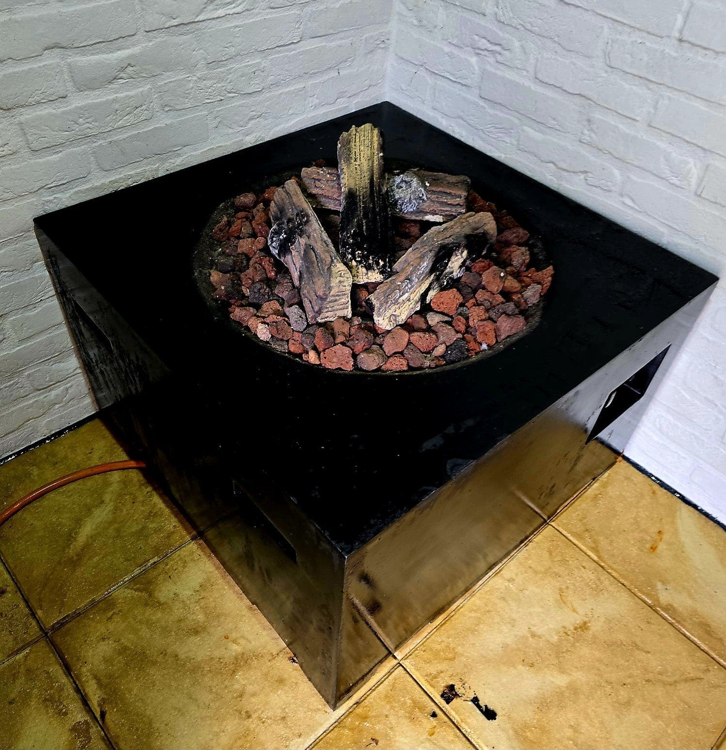 vuurtafel, Ophalen, Gebruikt