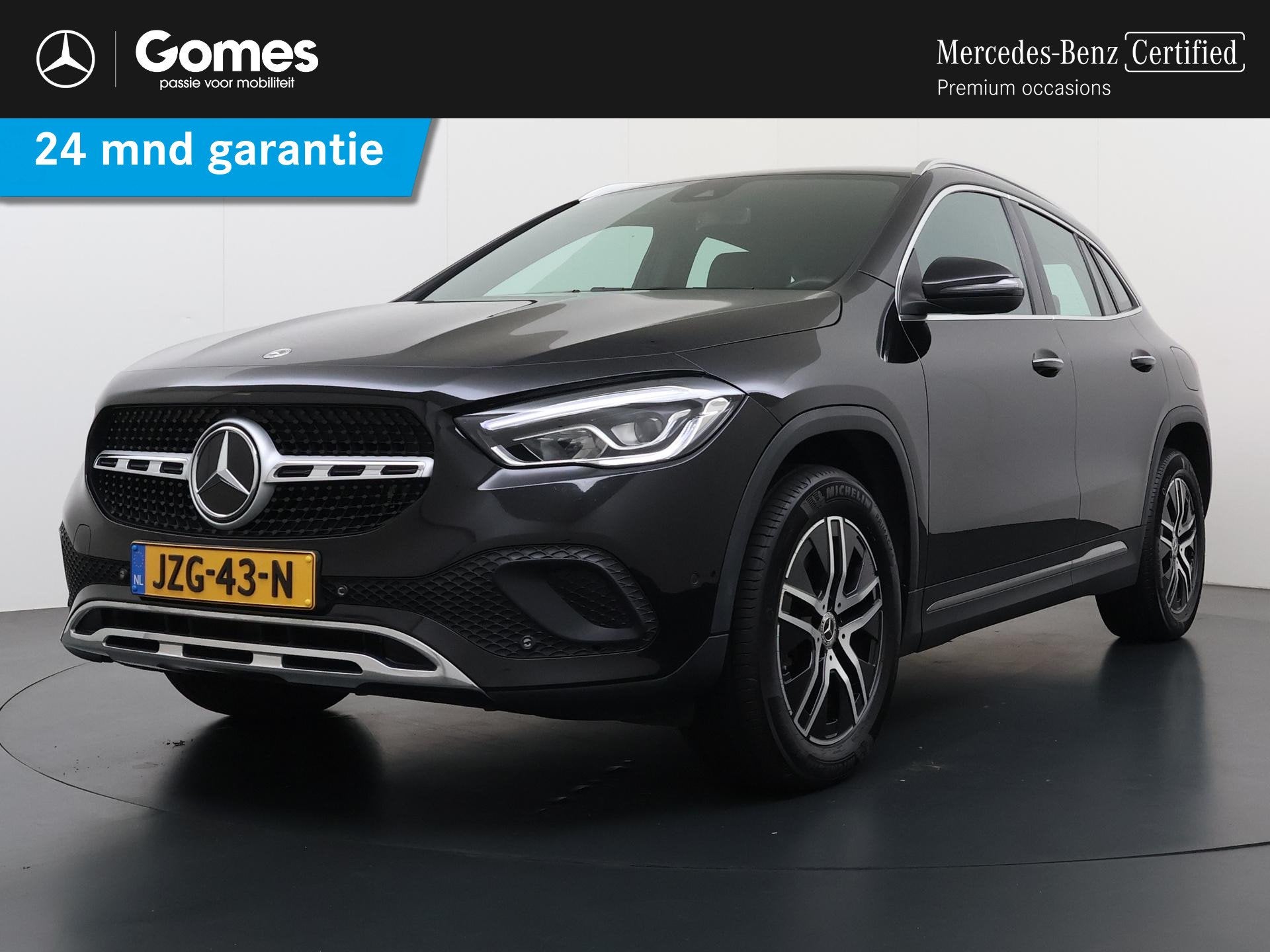 Mercedes-Benz GLA-klasse 250 e Luxury | Keyless | ACC | Ther, 4 cilinders, 16 kWh, Leder en Stof, Zwart