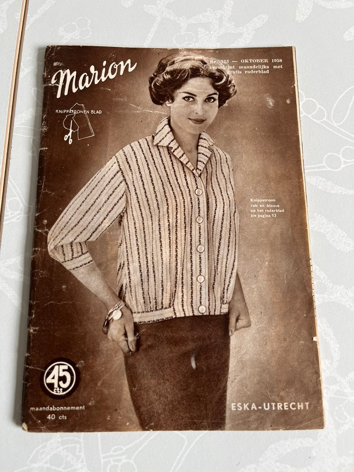 Marion blad patronen 1958, Ophalen of Verzenden, Gebruikt