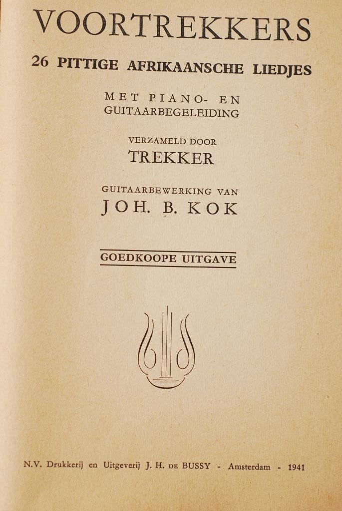 Voortrekkers – 26 Afrikaanse liedjes (1941), Verzenden