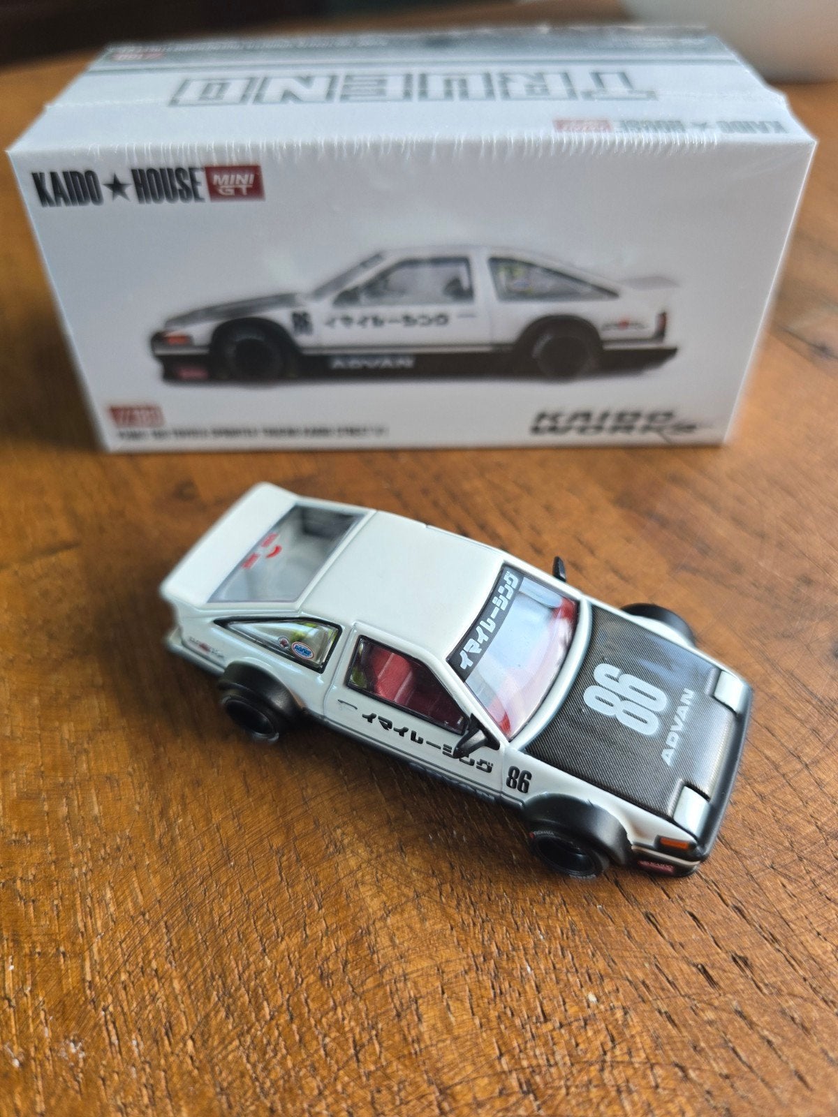 Kaido House Mini GT Toyota AE86 Sprinter Trueno, Hobby en Vrije tijd, Ophalen of Verzenden, Nieuw, Auto